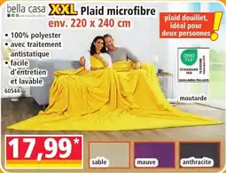Norma bella casa Plaid microfibre offre