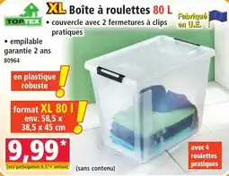Norma TOPTEX Boîte à roulettes offre