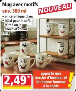 Norma Mug avec motifs offre