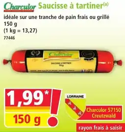 Norma Charcular Saucisse à tartiner offre