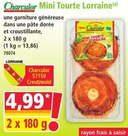 Norma Charculor Mini Tourte Lorraine offre