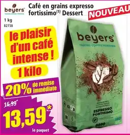 Norma beyers Café en grains expresso fortissimo offre