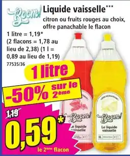 Norma Boom! Liquide vaisselle offre