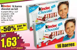 Norma Kinder Chocolat offre