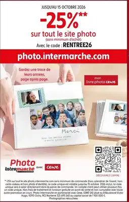 Intermarché cewe Photo offre