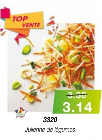 Croque Gel Julienne de Légumes offre