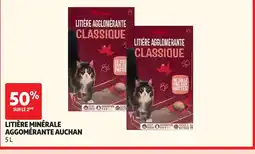 Auchan AUCHAN Litière agglomérante classique offre