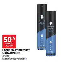Auchan SCHWARZKOPF Laque fixation forte offre