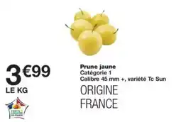 Monop' Prune jaune offre