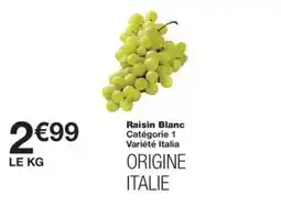 Monop' Raisin Blanc offre