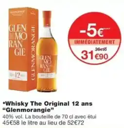 Monop' Glenmorangie Whisky The Original 12 ans offre