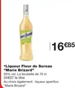 Monop' Marie Brizard Liqueur Fleur de Sureau offre
