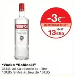 Monop' Sobieski Vodka offre