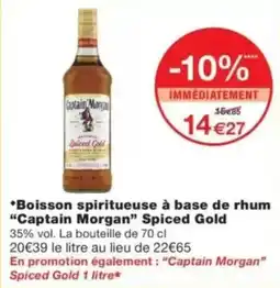 Monop' Captain Morgan Spiced Gold offre