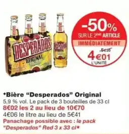 Monop' Desperados Bière Original offre