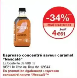 Monop' Nescafé Espresso concentré offre