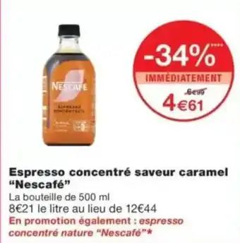 Monop' Nescafé Espresso concentré offre