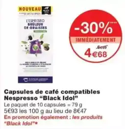 Monop' Black Idol L'Espresso Brûleur de Graisses offre