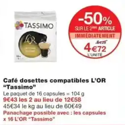 Monop' L'OR Tassimo offre