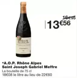 Monop' Gabriel Meffre Saint Joseph offre