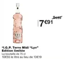 Monop' LYV I.G.P. Terre Midi offre