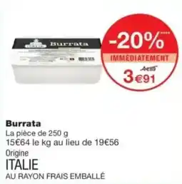 Monop' Burrata offre