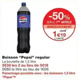 Monop' Pepsi Boisson regular offre