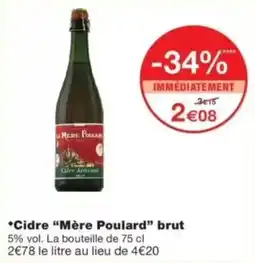 Monop' Mère Poulard Cidre offre