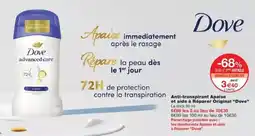 Monop' Dove Anti-transpirant Apaise et aide à Réparer Original offre