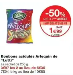 Monop' Lutti Arlequin offre