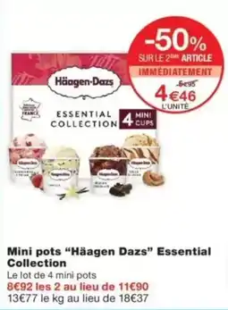Monop' Häagen-Dazs Mini pots offre