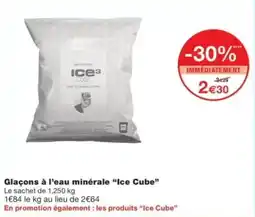 Monop' Ice Cube Glaçons à l'eau minérale offre