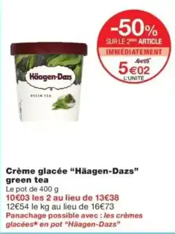 Monop' Häagen-Dazs Crème glacée offre