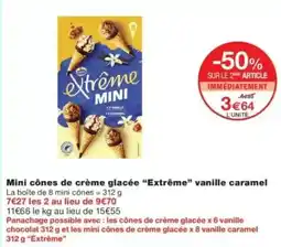 Monop' Nestlé Mini cônes de crème glacée offre