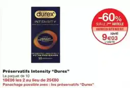 Monop' Durex Préservatifs Intensity offre
