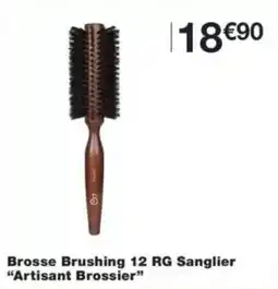 Monop' Artisant Brossier Brosse Brushing 12 RG Sanglier offre