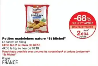 Monop' St Michel Petites Madeleines offre