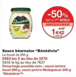Monop' Bénédicta Sauce béarnaise offre