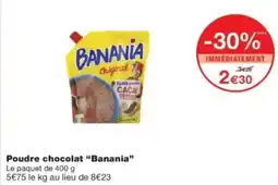 Monop' Banania Poudre chocolat offre