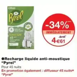 Monop' Pyrel Recharge liquide anti-moustique offre