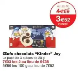 Monop' Kinder Eufs chocolats offre