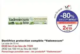 Monop' Vademecum dentifrice protection complète offre