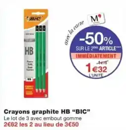 Monop' BIC Crayons graphite HB offre