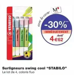 Monop' STABILO Surligneurs swing cool offre