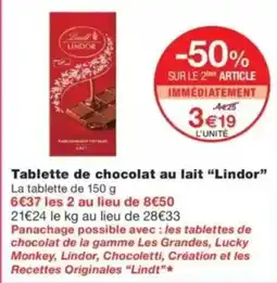 Monop' Lindt Lindor offre