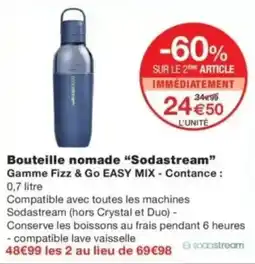 Monop' Sodastream Bouteille nomade offre