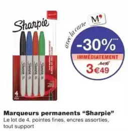 Monop' Sharpie Marqueurs permanents offre
