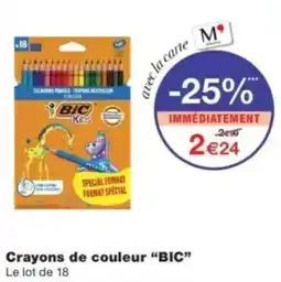 Monop' BIC Crayons de couleur offre
