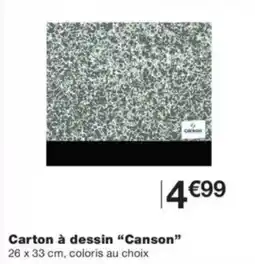 Monop' Canson Carton à dessin offre
