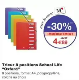Monop' School Life Trieur 8 positions offre